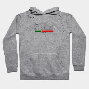 Doha Skyline - Qatar 2022 - Portugal Hoodie